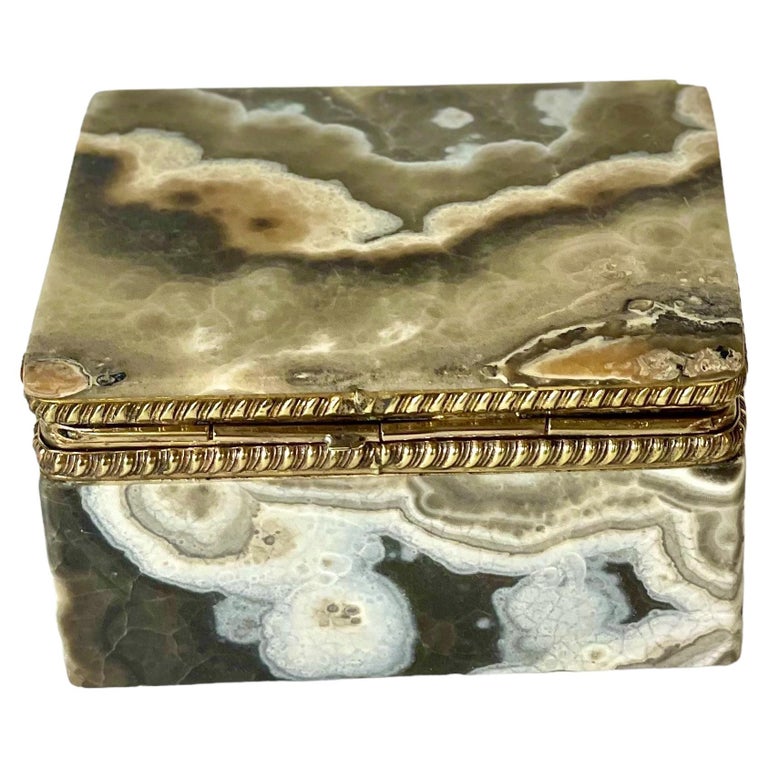 Agate Jewellery Box by Christian Dior For Sale at 1stDibs