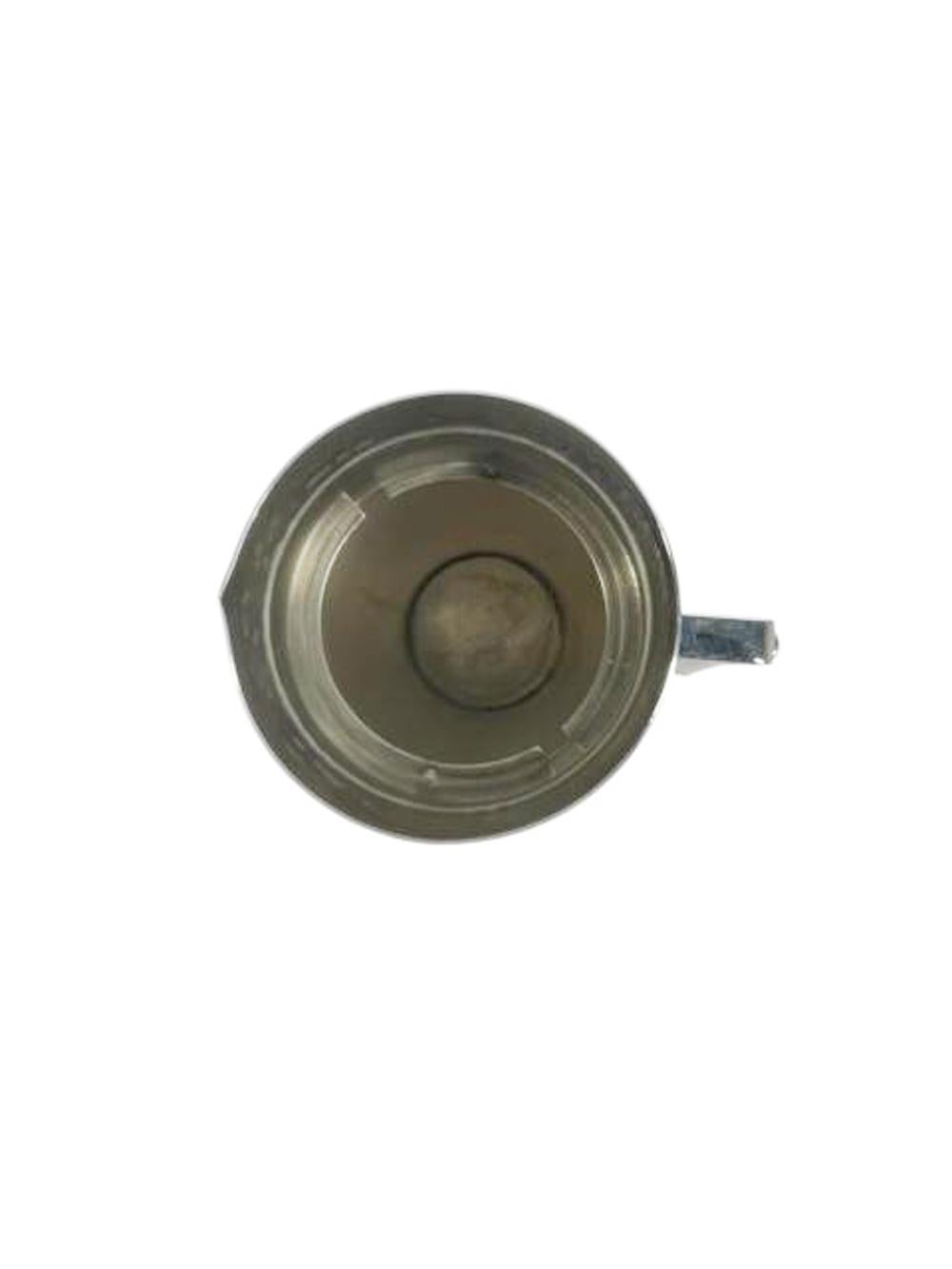 Hard to Find MCM Chrome and Bakelite Cocktail Shaker Marked 
