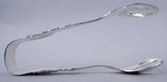 Pince à glaçons en argent massif « Francis I » de Reed & Barton, pièce rare