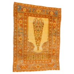Hard to Find Rich oversize TABRIZ PRAYER RUG ANTIQUE , SHORT TERM REDUCTION