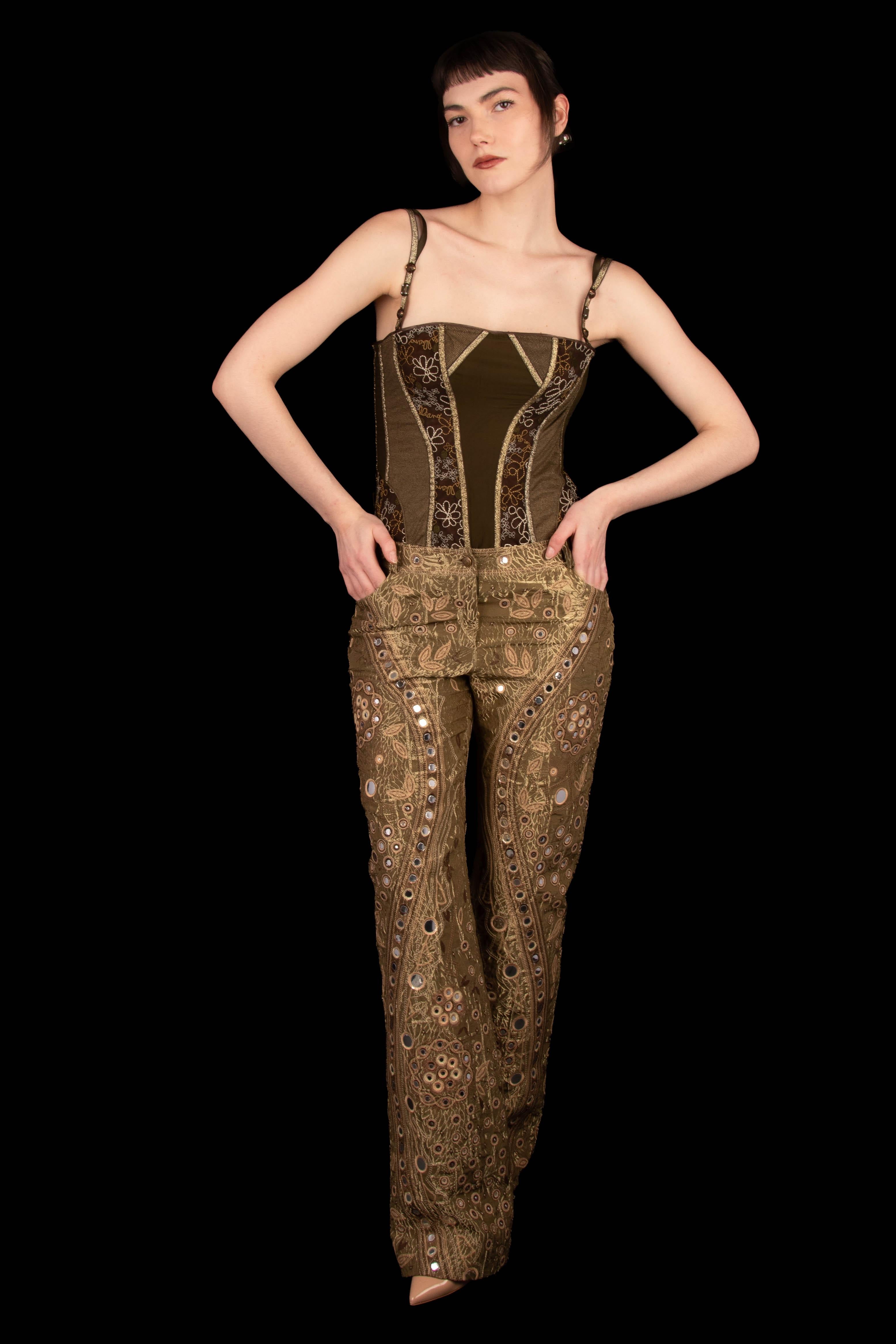 【archive】 john galliano striped pants John Galliano 's Regular Size Pants for Women for sale | eBay