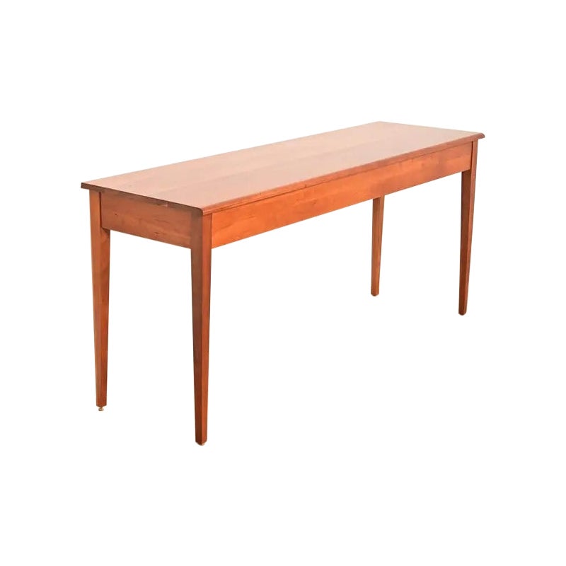 Table console en bois de cerisier massif Shaker Arts and Crafts Furniture