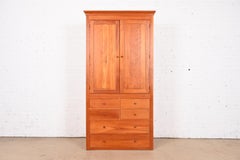 Harden Furniture Arts & Crafts Shaker Kirschbaumholz-Schrank Kommode oder Leinenpresse