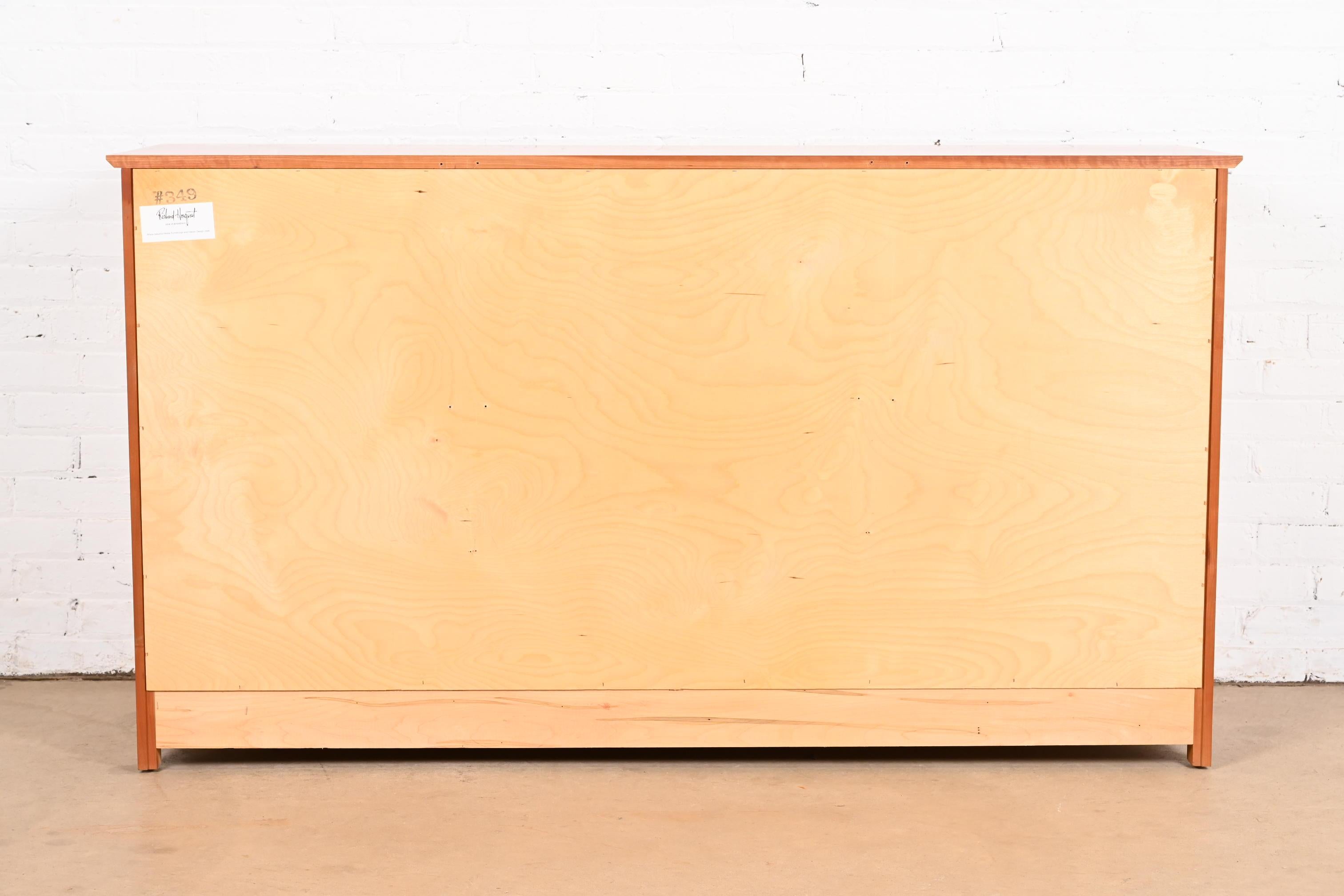 Harden Furniture Arts & Crafts Shaker Solid Cherry Wood Ten-Drawer Dresser 6