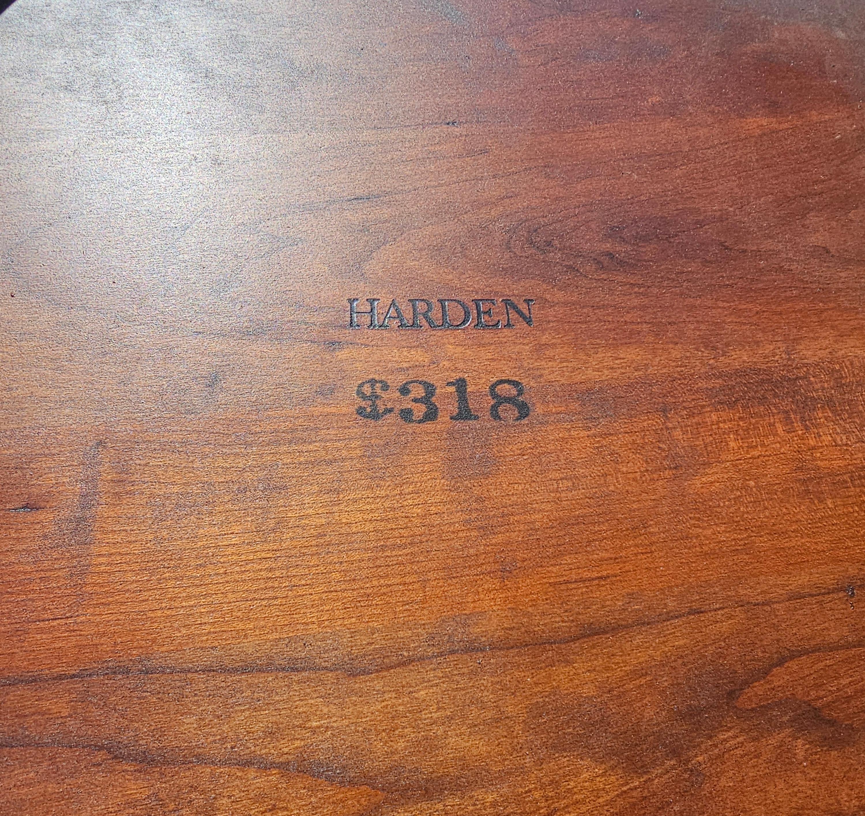 Harden Furniture Chippendale Solid Cherry Side Tables with Protective Glass Top For Sale 4