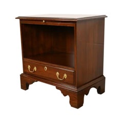 Harden Furniture Georgian Carved Cherry Wood Nightstand
