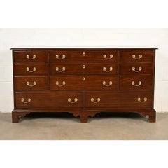 Harden Furniture Georgian Solid Cherry Wood Eleven-Drawer Dresser