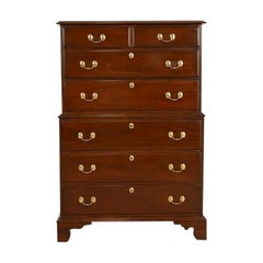 Harden Furniture Georgian Solid Cherry Wood Highboy Dresser