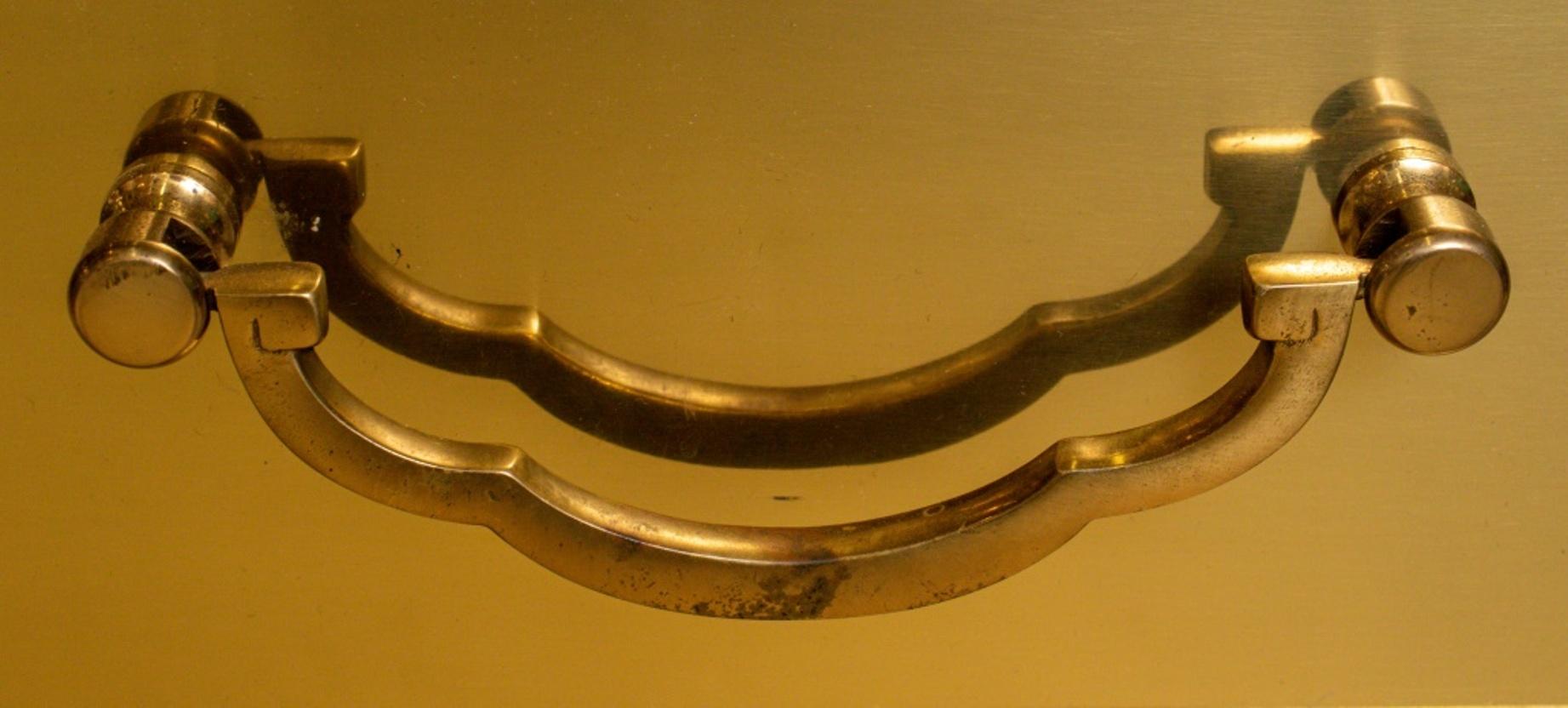 20th Century Harden Mid-Century Modern Brass Dresser