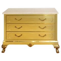 Harden Mid-Century Modern Brass Dresser