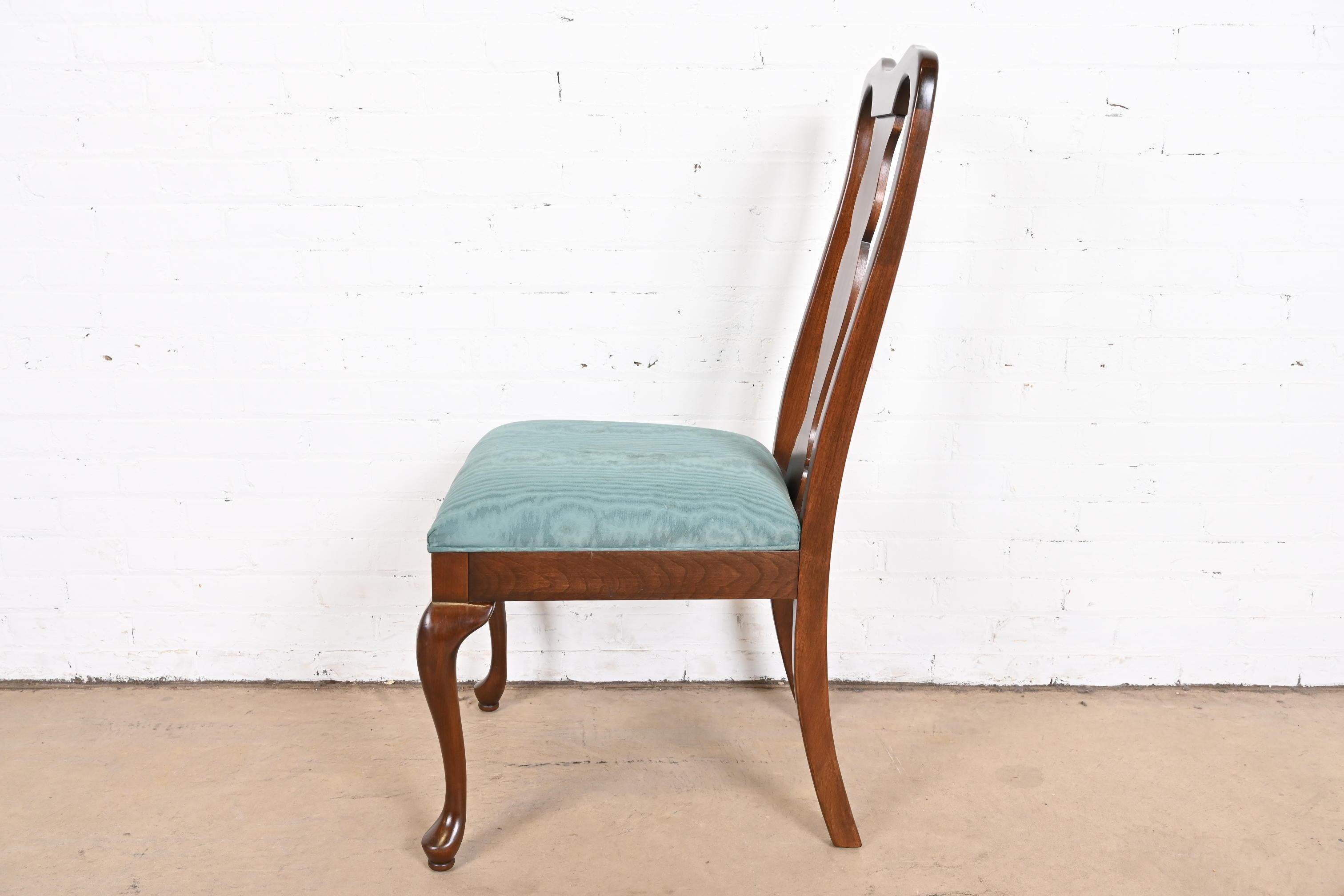 Harden Queen Anne Solid Cherry Wood Dining Chairs, Set of Eight 4