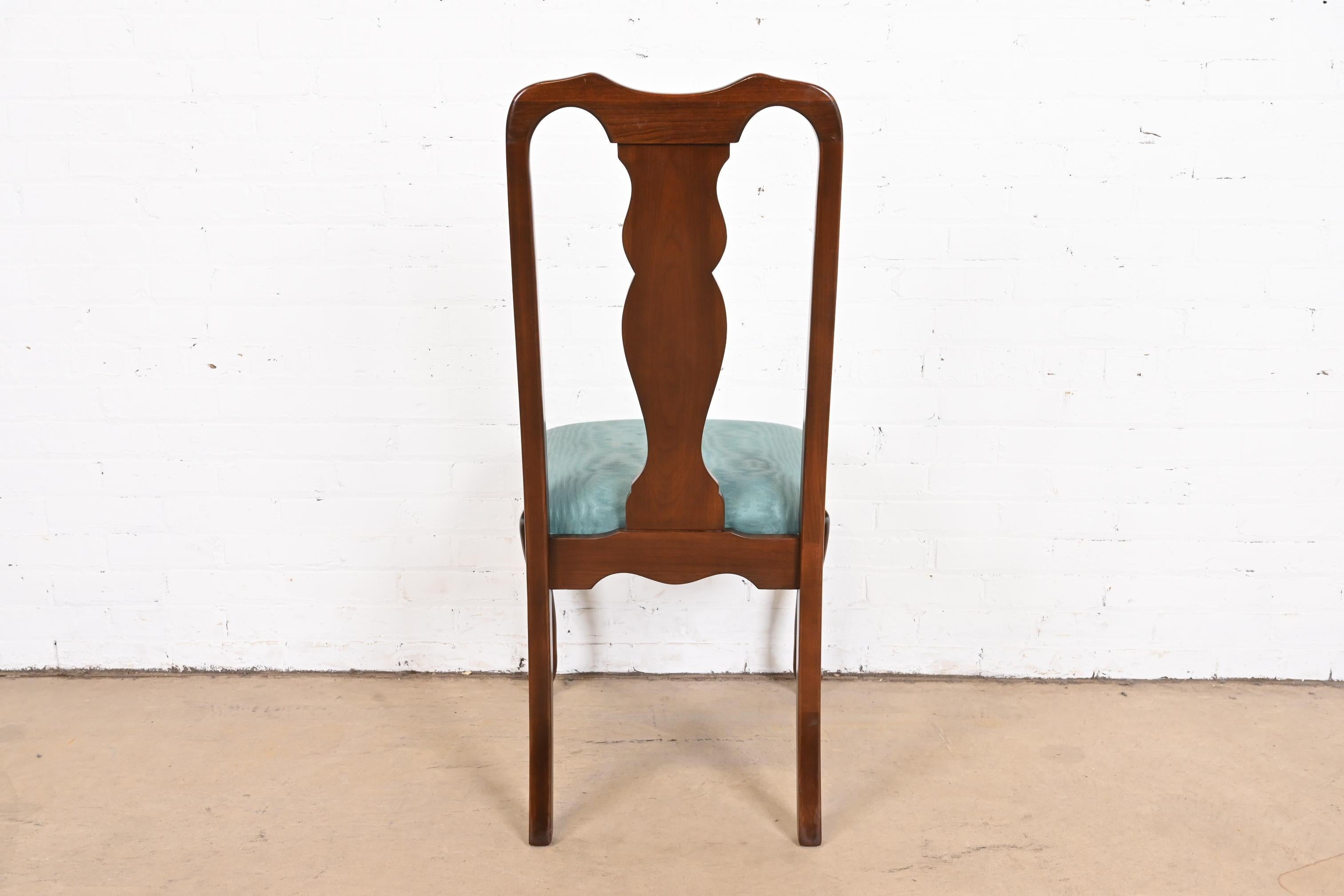 Harden Queen Anne Solid Cherry Wood Dining Chairs, Set of Eight 5