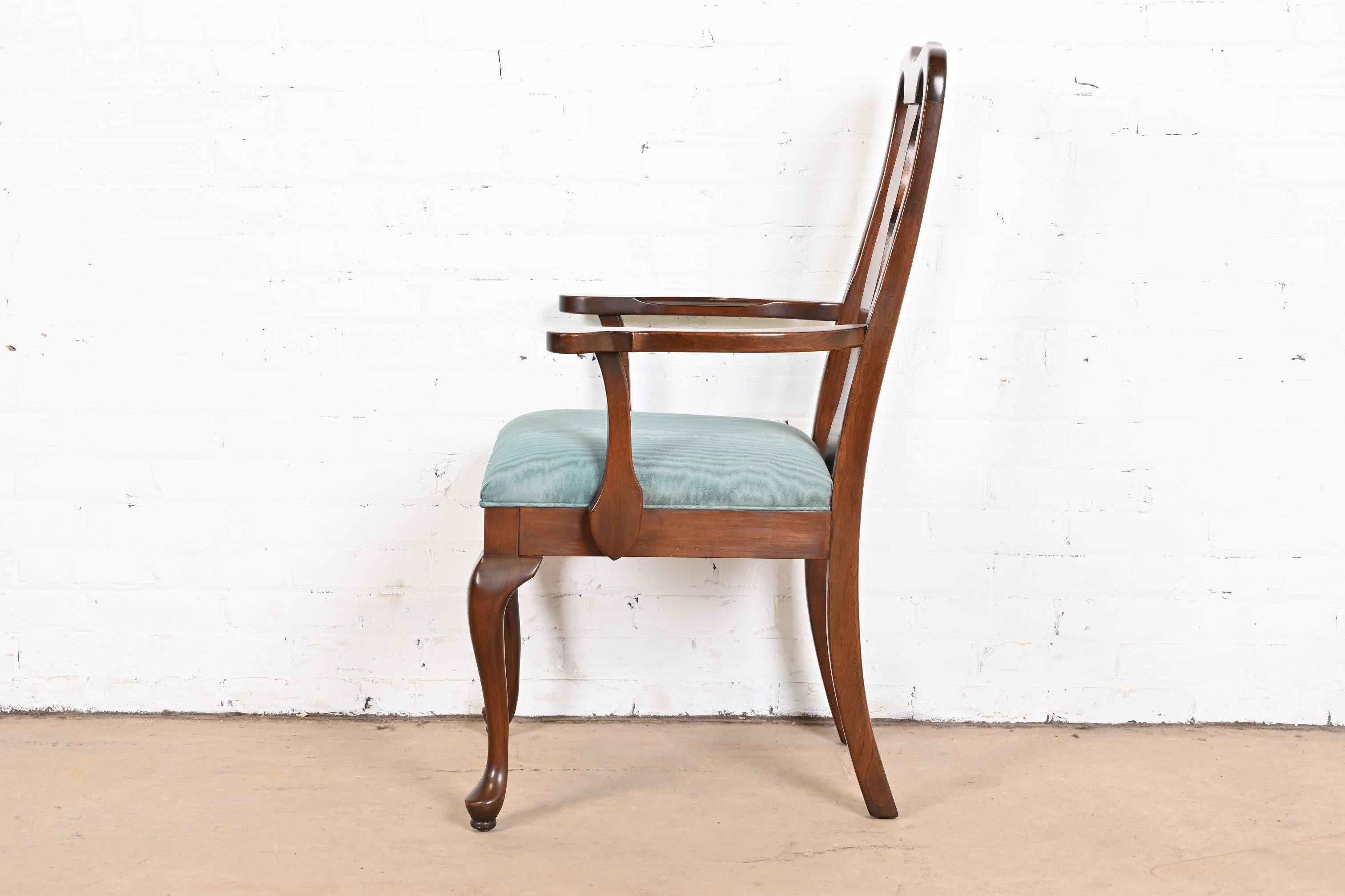 Harden Queen Anne Solid Cherry Wood Dining Chairs, Set of Eight 10