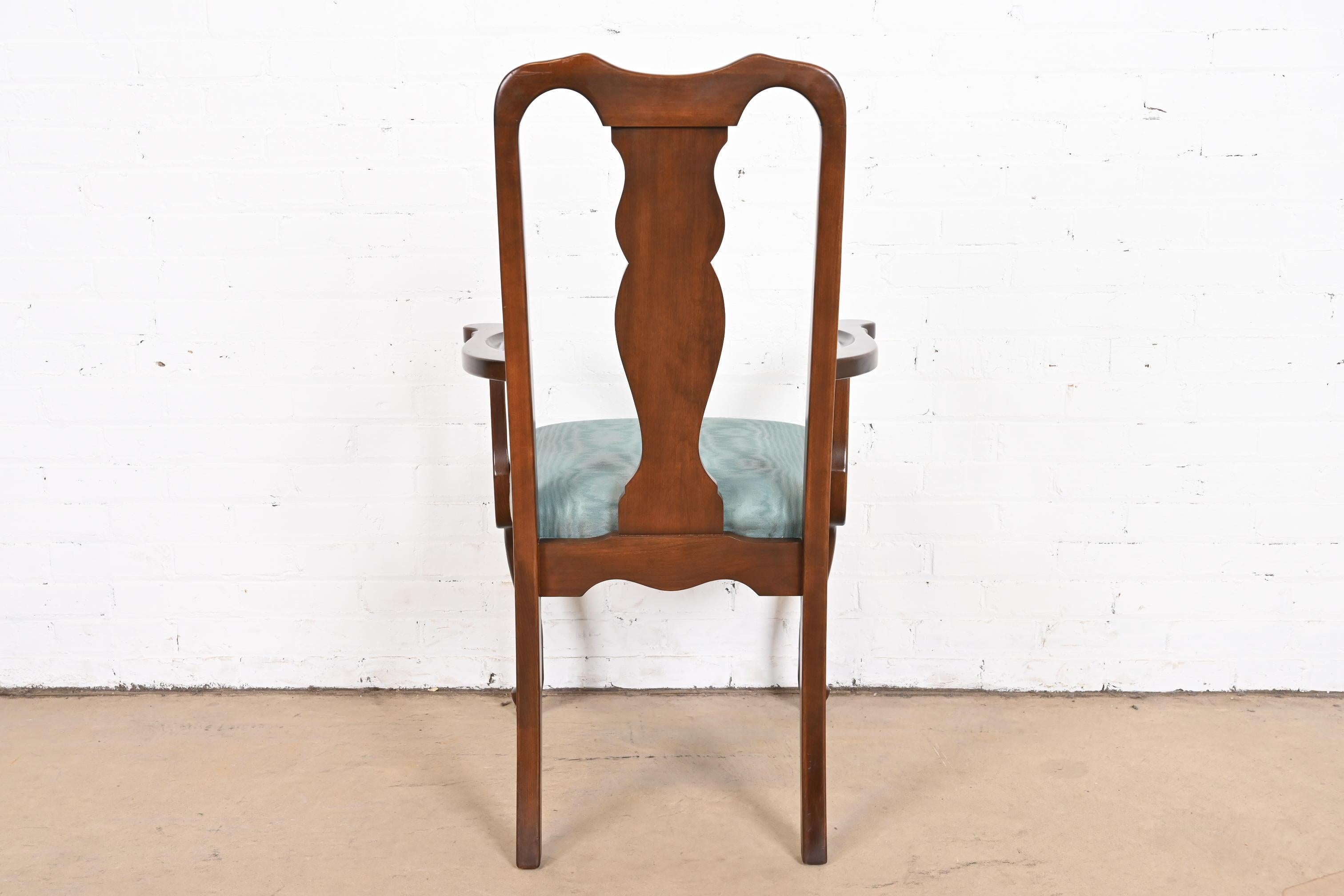 Harden Queen Anne Solid Cherry Wood Dining Chairs, Set of Eight 11