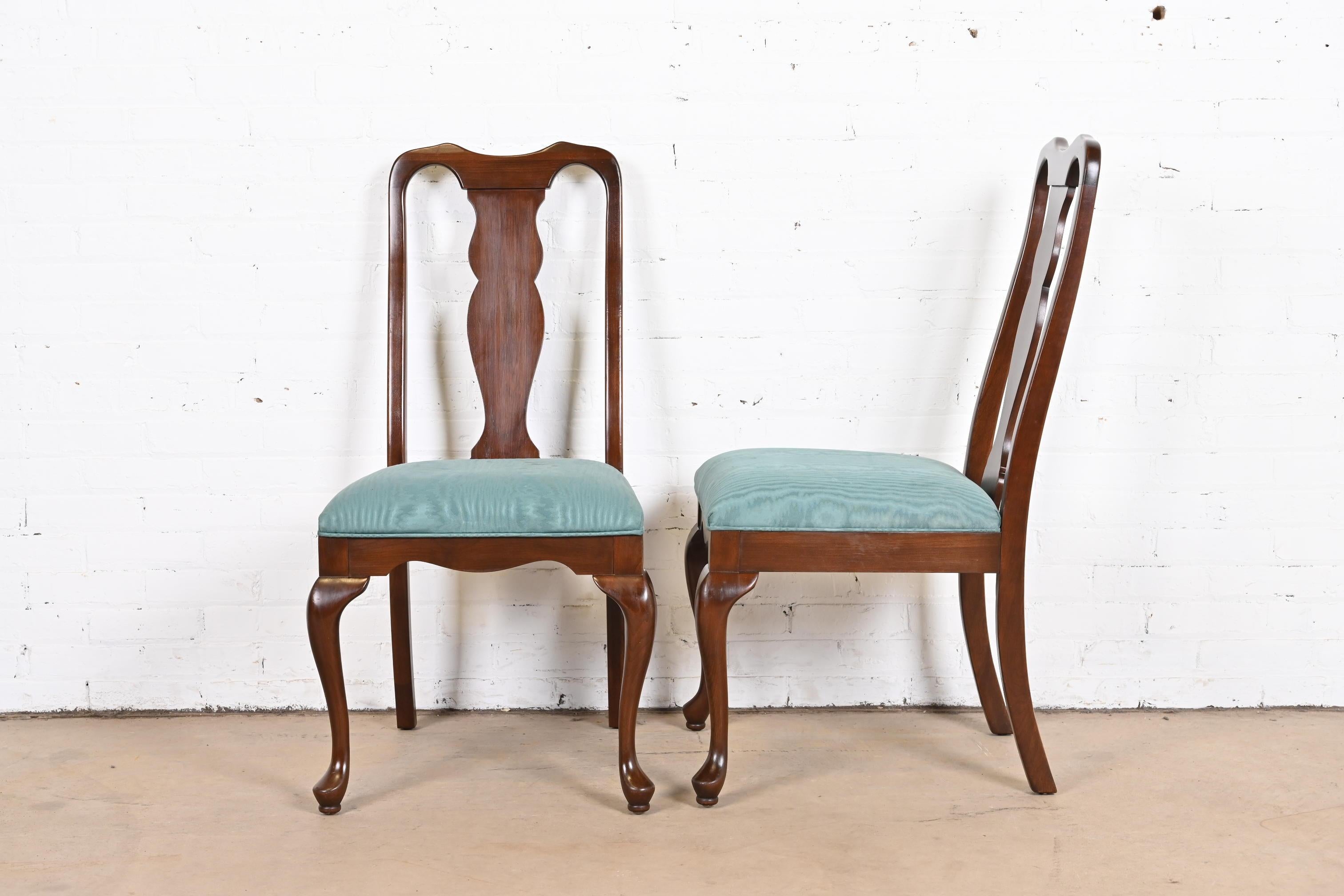 Harden Queen Anne Solid Cherry Wood Dining Chairs, Set of Eight 1