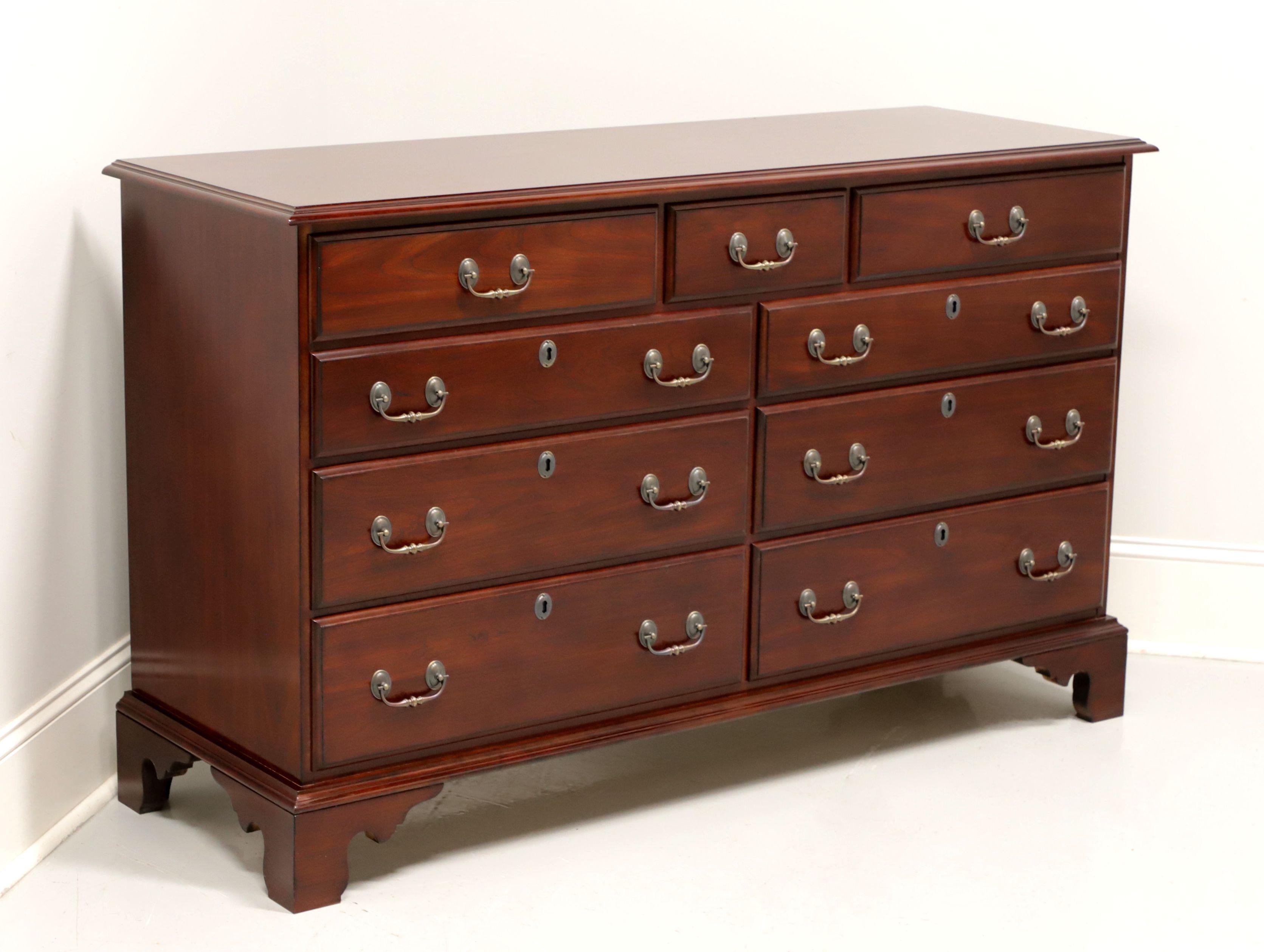 HARDEN Solid Cherry Chippendale Style Double Dresser 5
