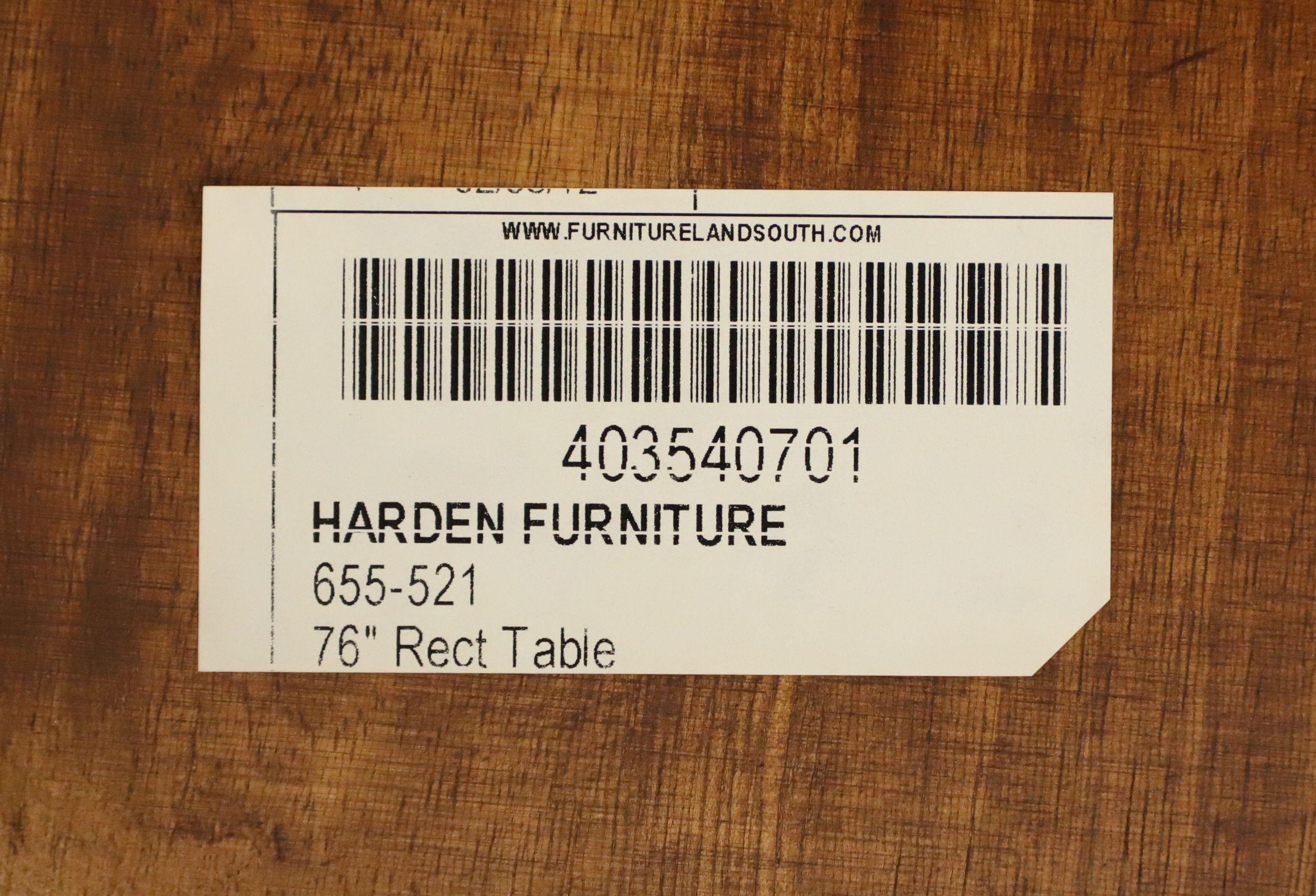 HARDEN Solid Cherry French Country Style Parquetry Dining Table 1