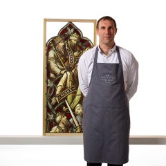 Hardman & Co Antique Lancet-Arched Stained Glass Panel