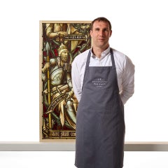 Pannello in vetro colorato Hardman & Co con figure bibliche