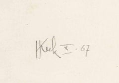 Abstract Composition - Collage by Hardu Keck - 1967