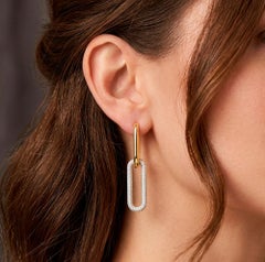 Boucles d'oreilles HardWear Pavé en or jaune 18 carats et diamants