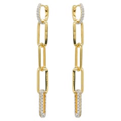 HardWear Pavé Earrings 18K Yellow Gold & Diamonds
