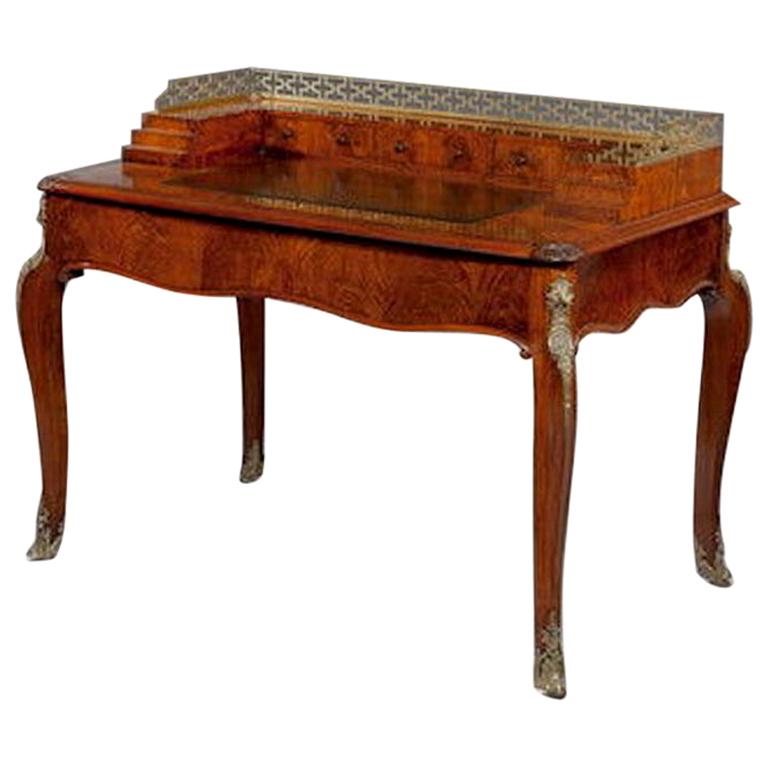 Hardwood Carlton House Desk For Sale