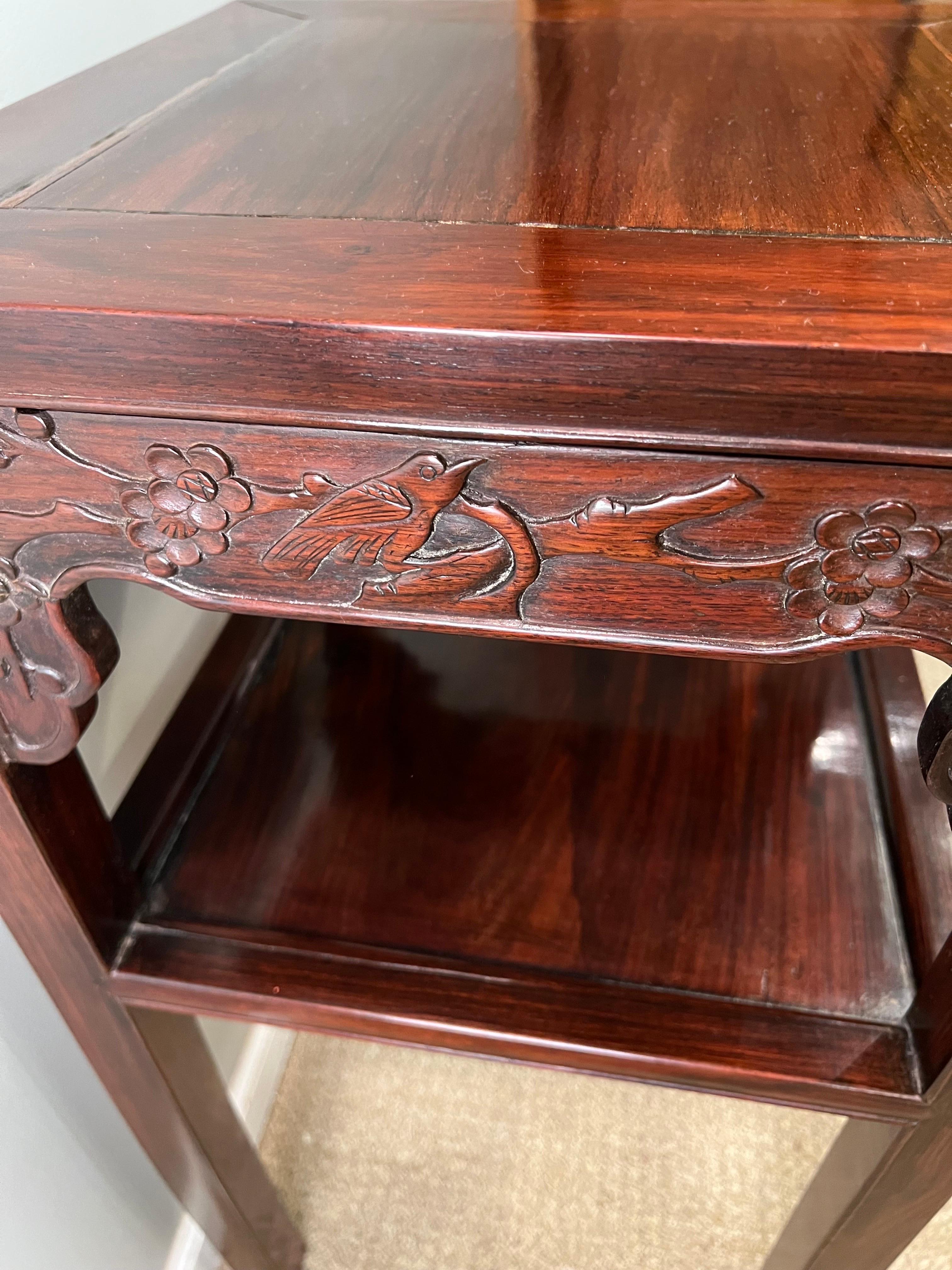 Hardwood Chinese Tea Table For Sale 3