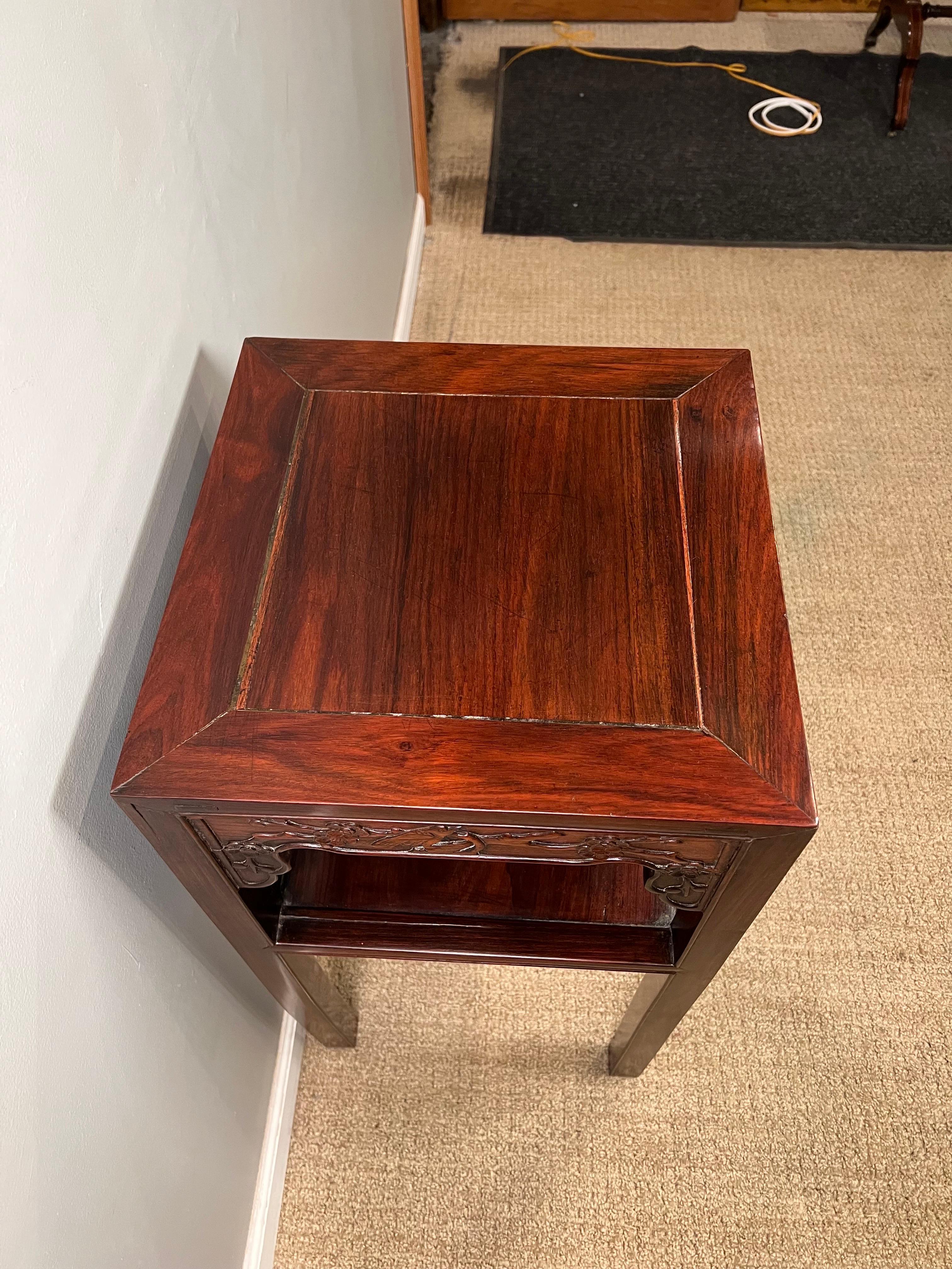 Hardwood Chinese Tea Table For Sale 7