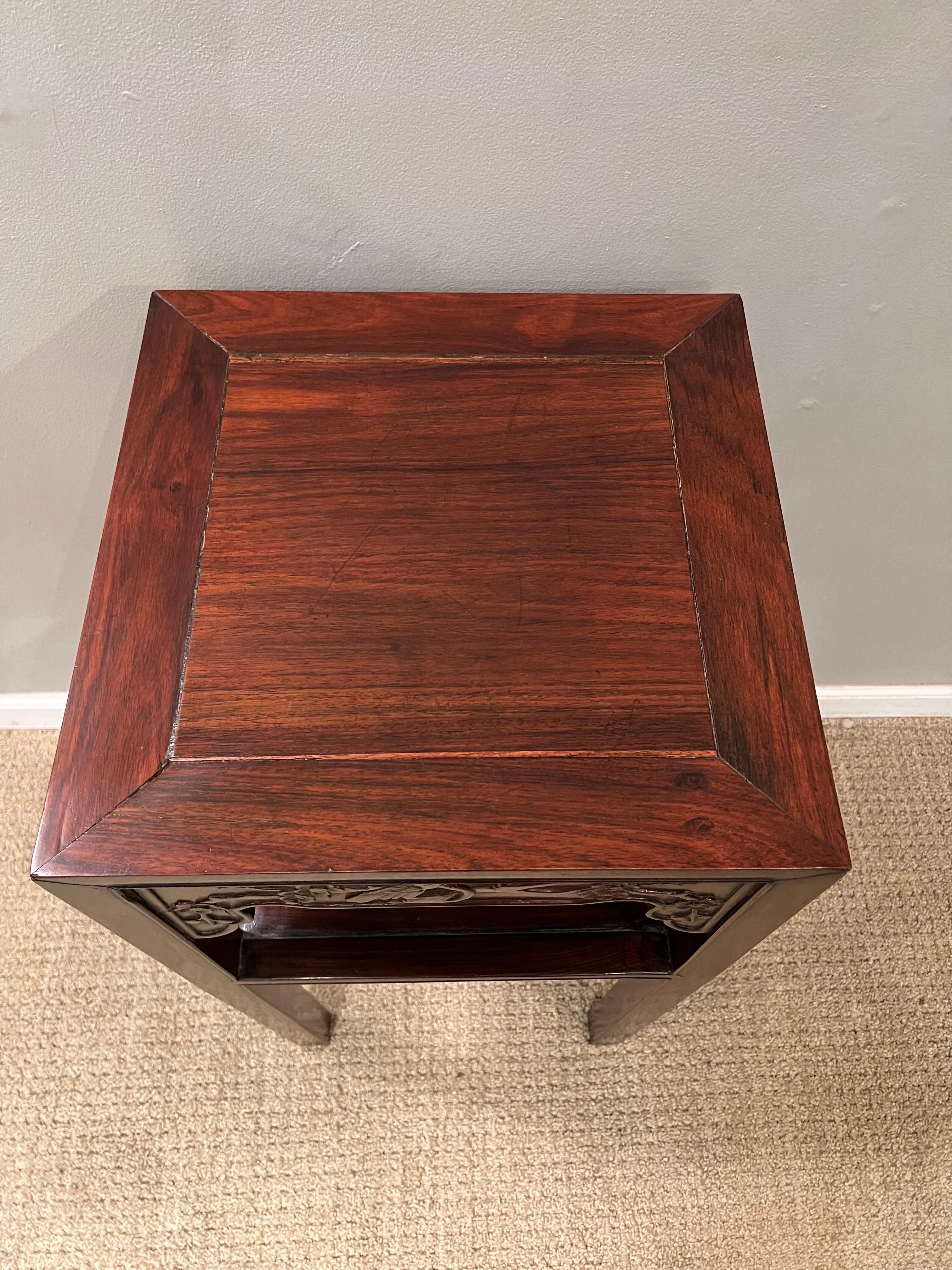 Hardwood Chinese Tea Table For Sale 1