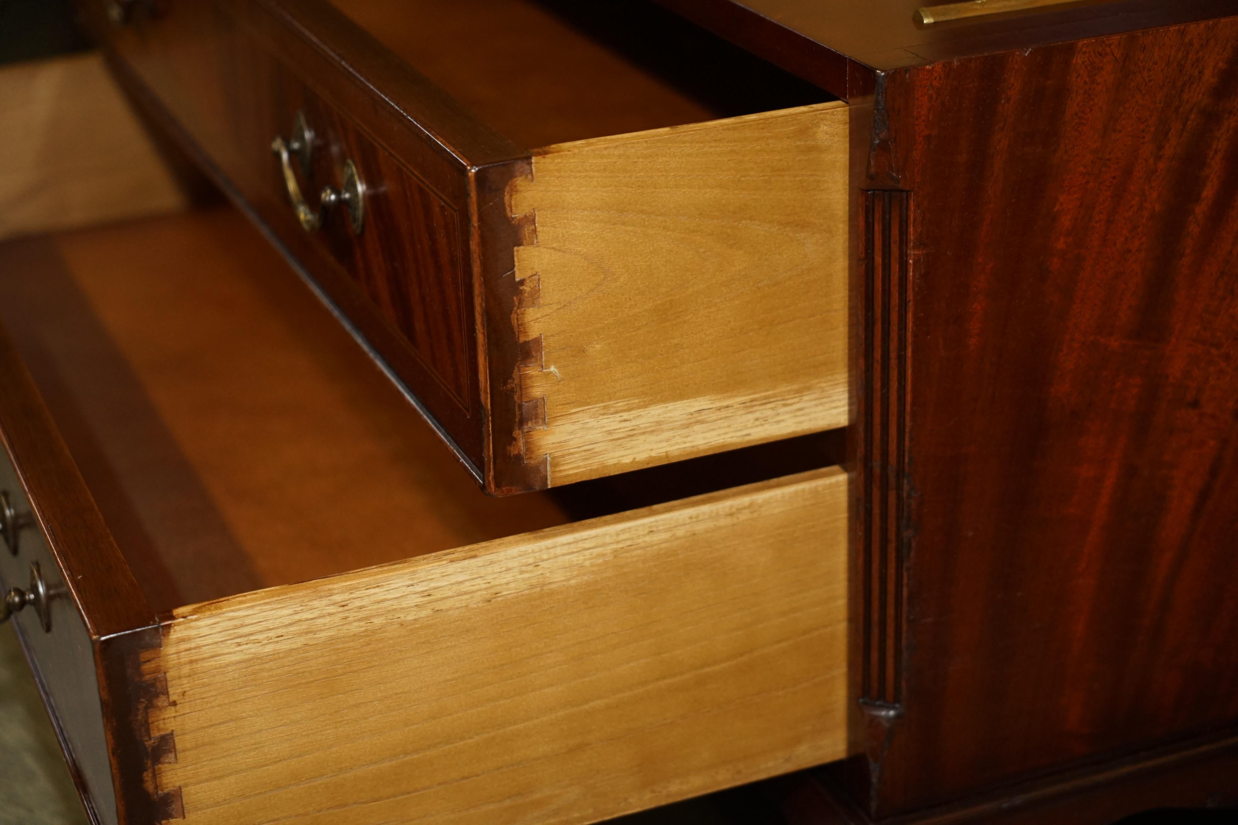 PORTAOGGETTI IN LEGNO DURO IN CROCODILLO IN PELLE PANCHINA DA SALA SEDUTA STOOL CASSETTIERE in vendita 8