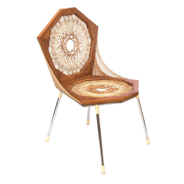 Hardwood Cumaru, String Chair For Sale at 1stDibs