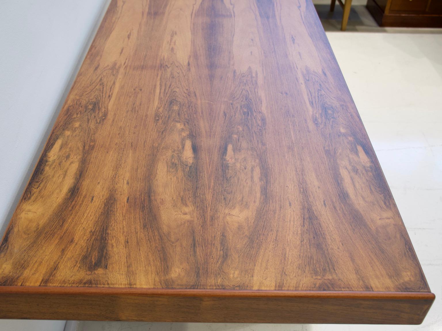 Hardwood Desk by Gianfranco Frattini for Bernini 3