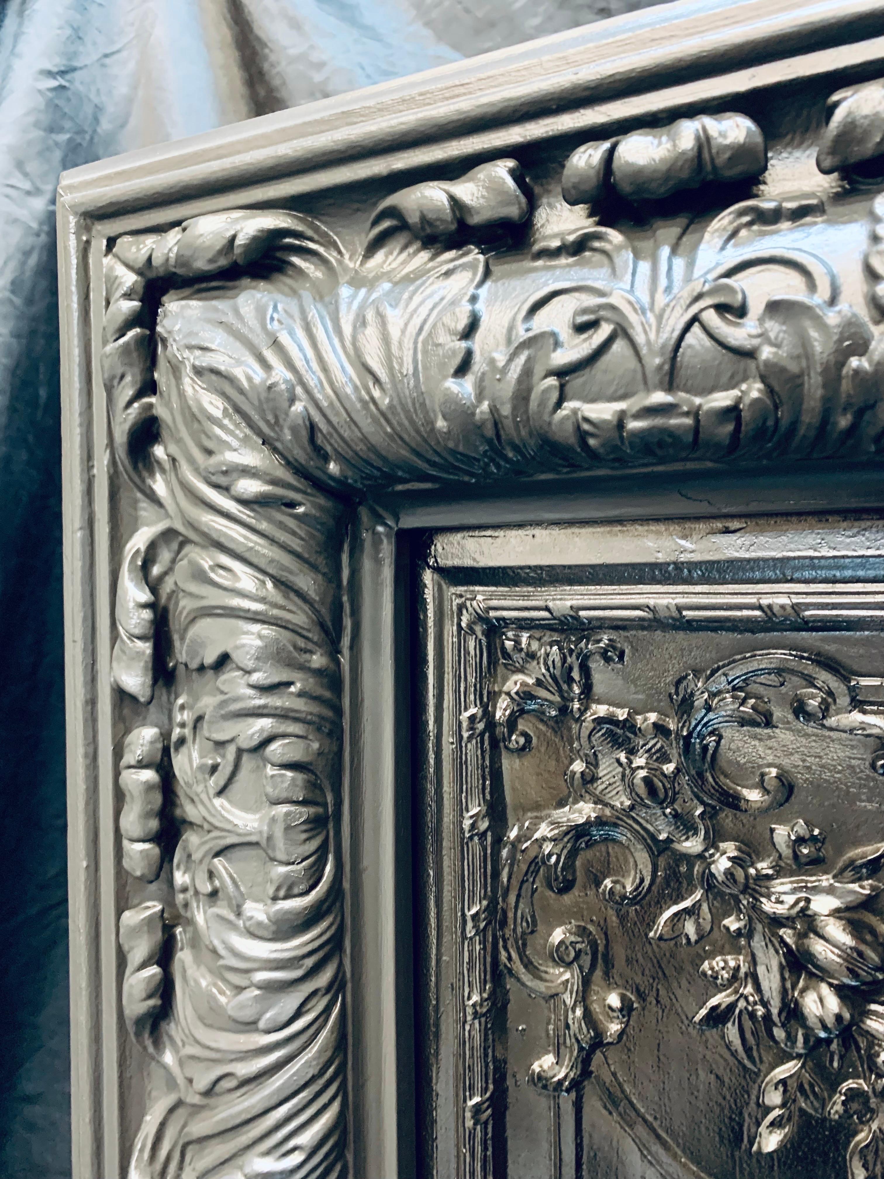 Hardwood & Gesso Edwardian Bolection Fireplace Surround. 1
