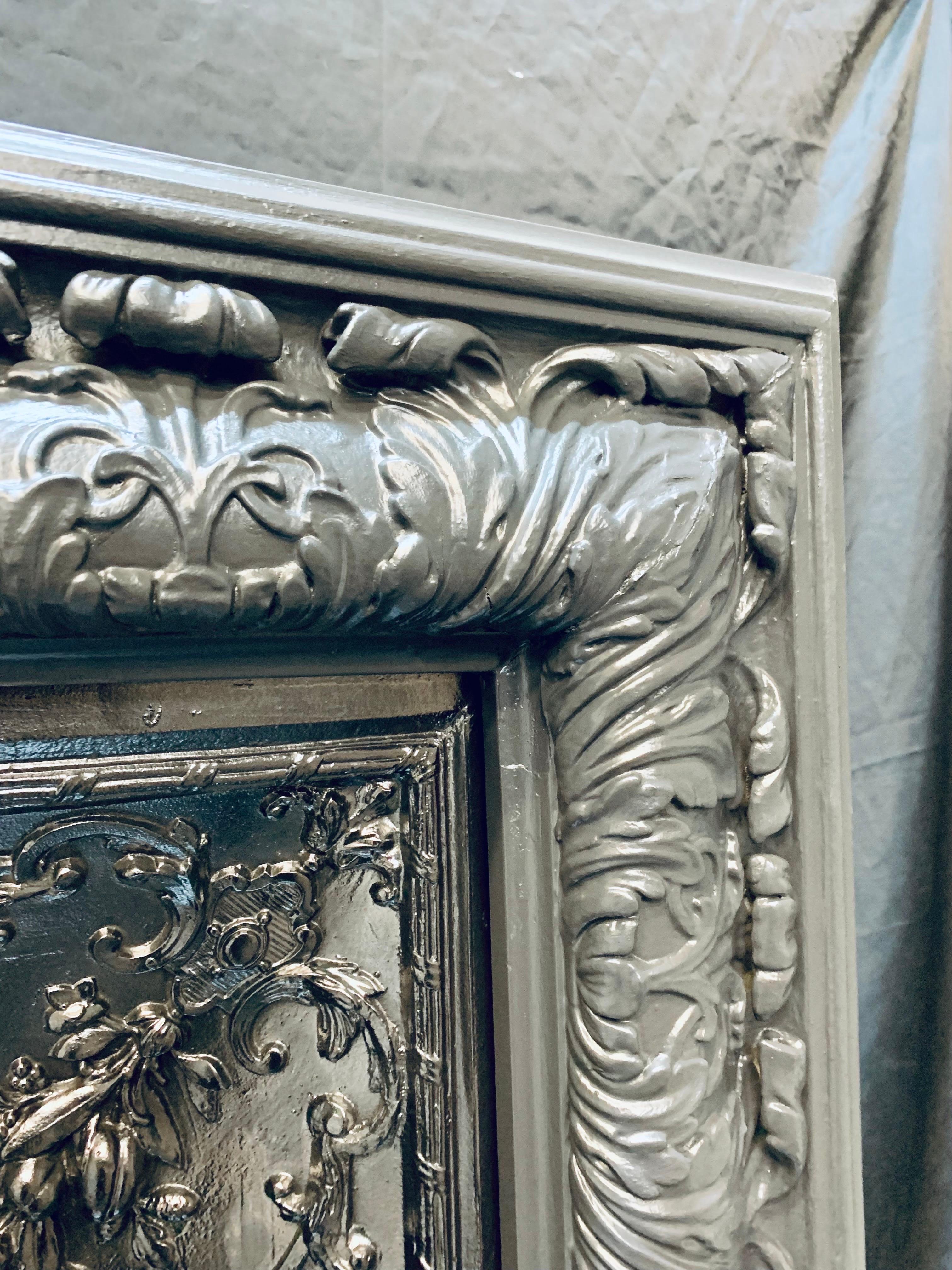 Hardwood & Gesso Edwardian Bolection Fireplace Surround. 2