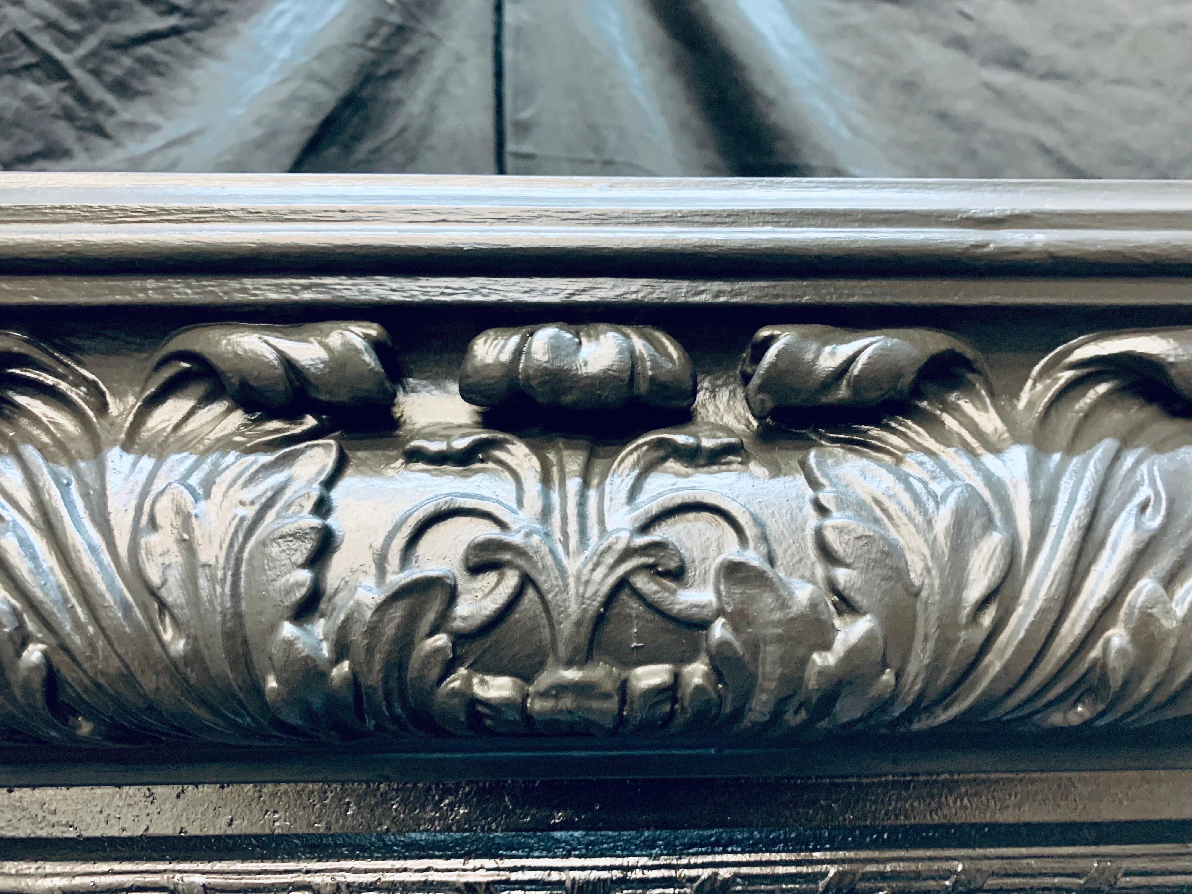 Hardwood & Gesso Edwardian Bolection Fireplace Surround. 3