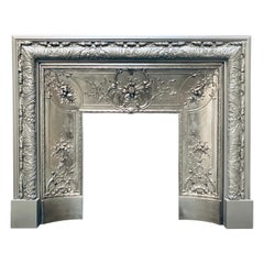 Hardwood & Gesso Edwardian Bolection Fireplace Surround.
