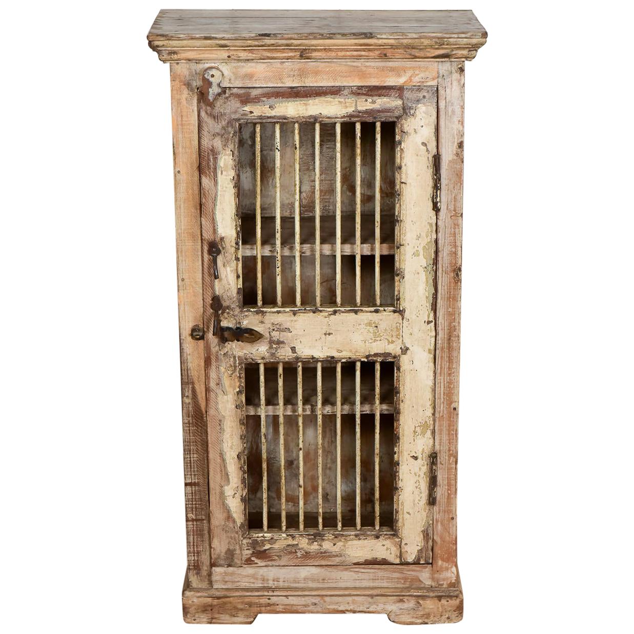 Hardwood Jali Door Cabinet, 20th Century For Sale