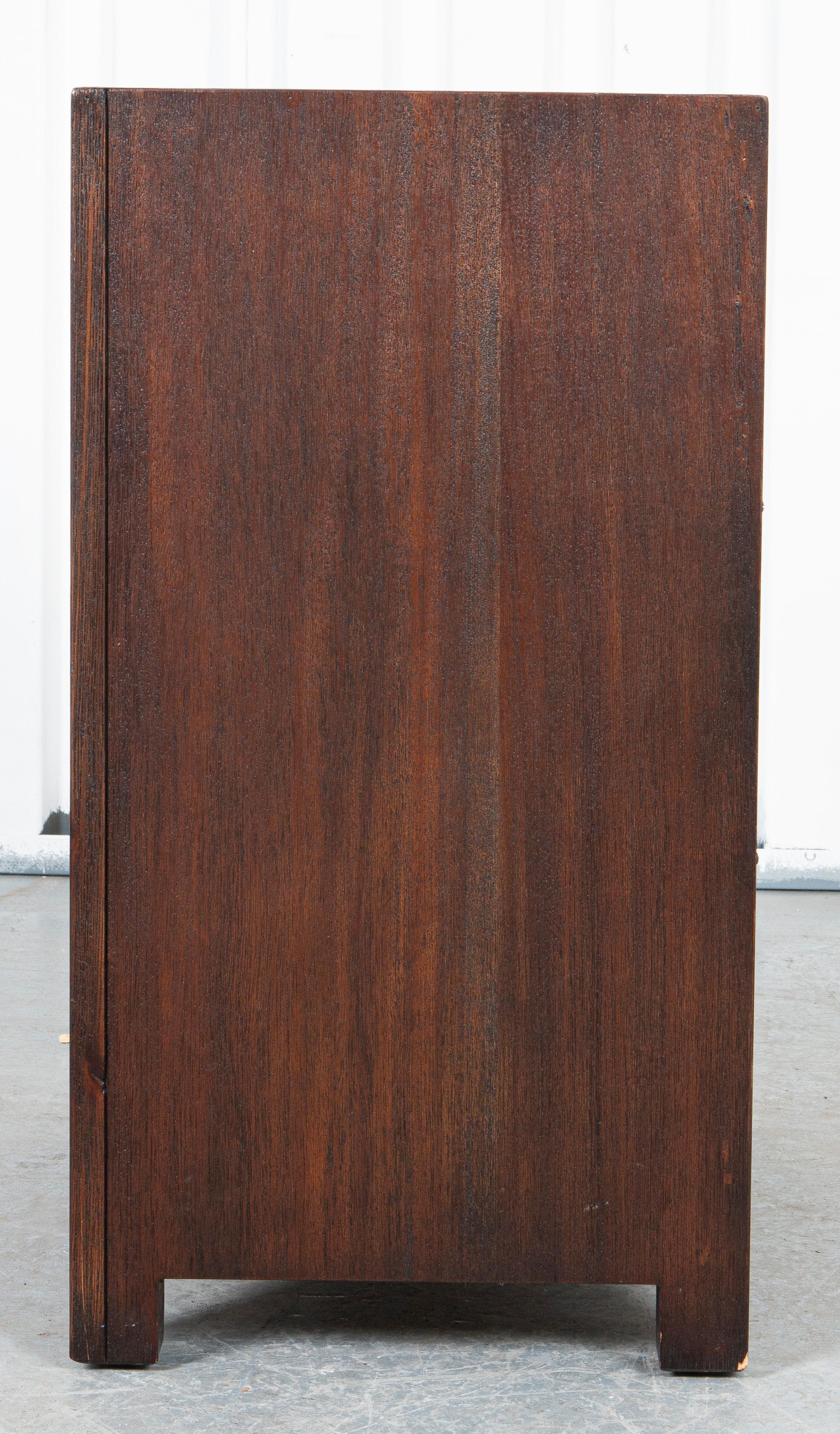 Wood Hardwood Nightstand or Cupboard