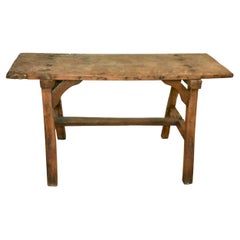 Hardwood Primitive Work Table