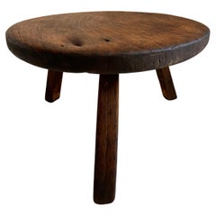Used Hardwood Roundtable from Yucatan, Circa 1970's 