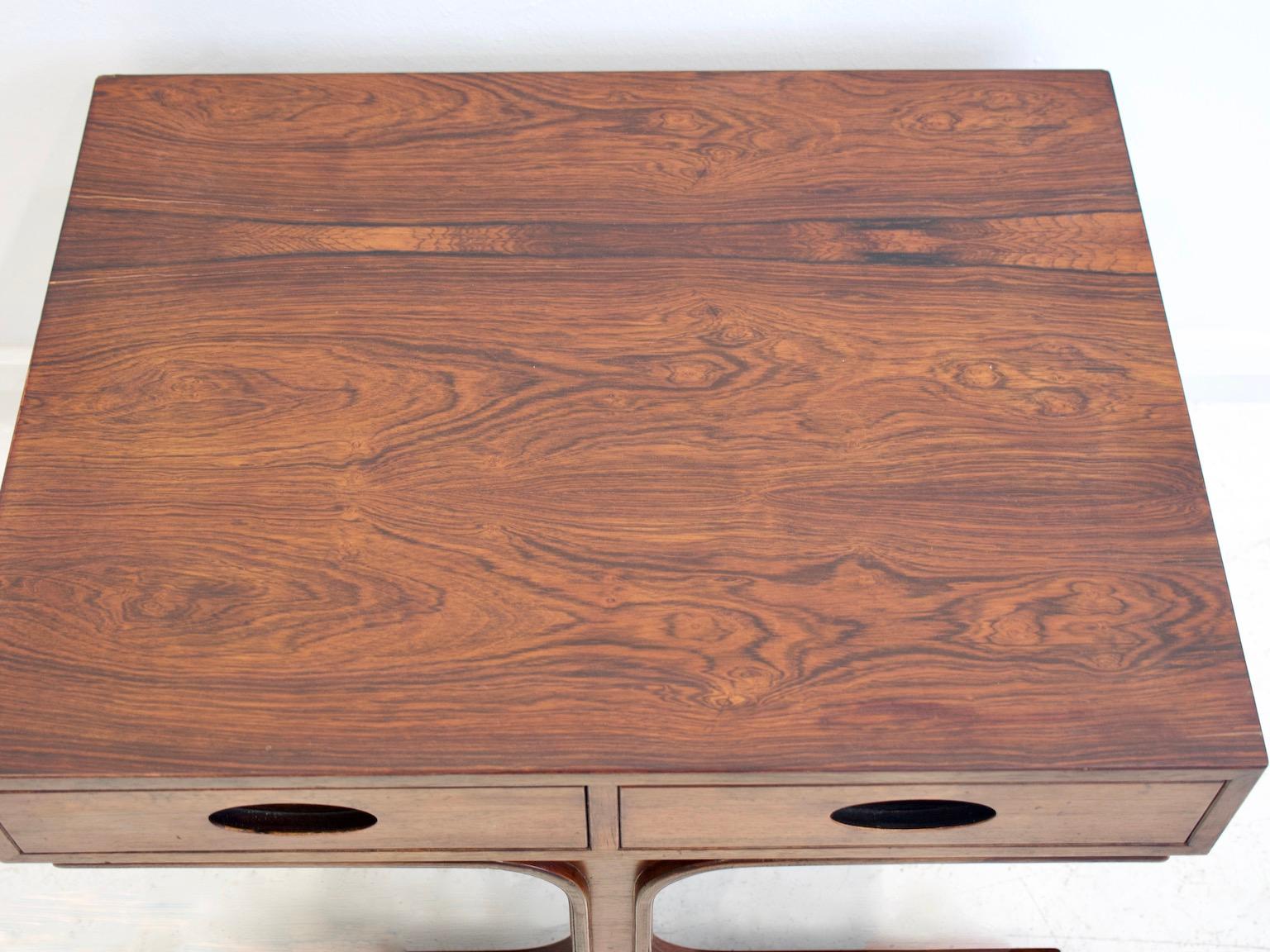 Hardwood Side Table by Gianfranco Frattini for Bernini For Sale 4