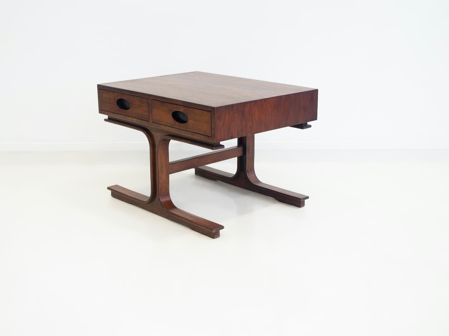 Hardwood Side Table by Gianfranco Frattini for Bernini For Sale 5