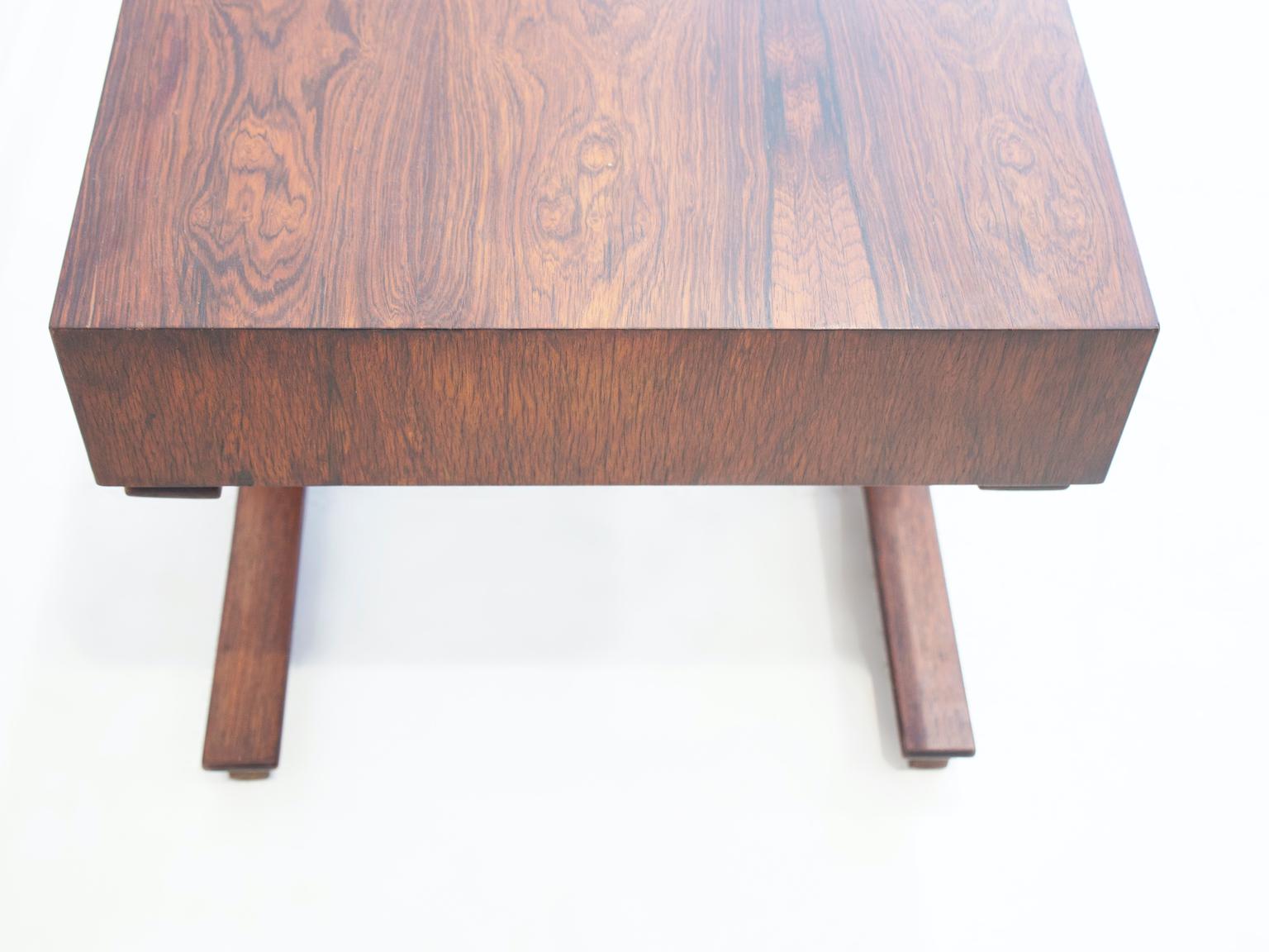 Hardwood Side Table by Gianfranco Frattini for Bernini For Sale 8