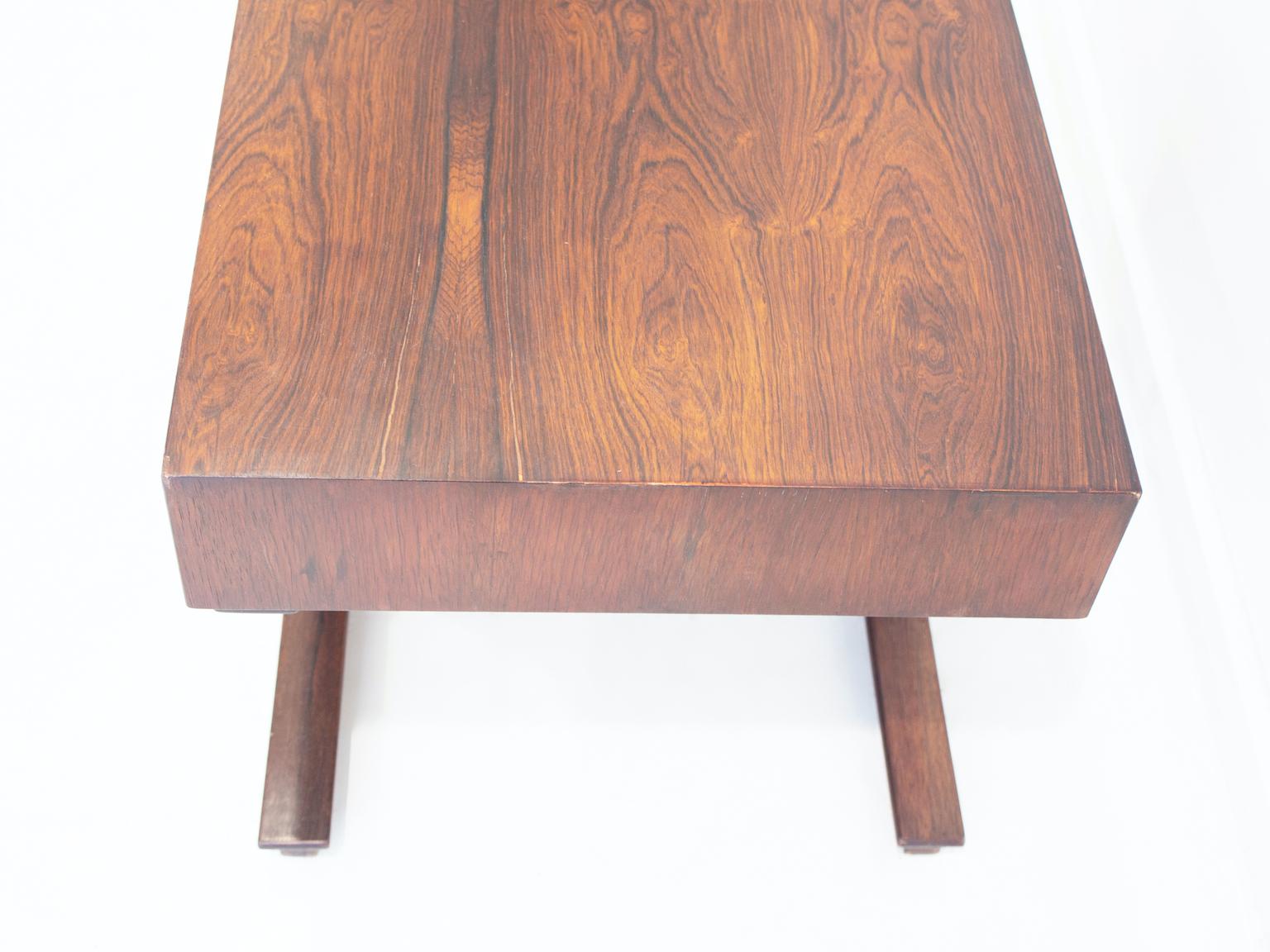 Hardwood Side Table by Gianfranco Frattini for Bernini For Sale 9