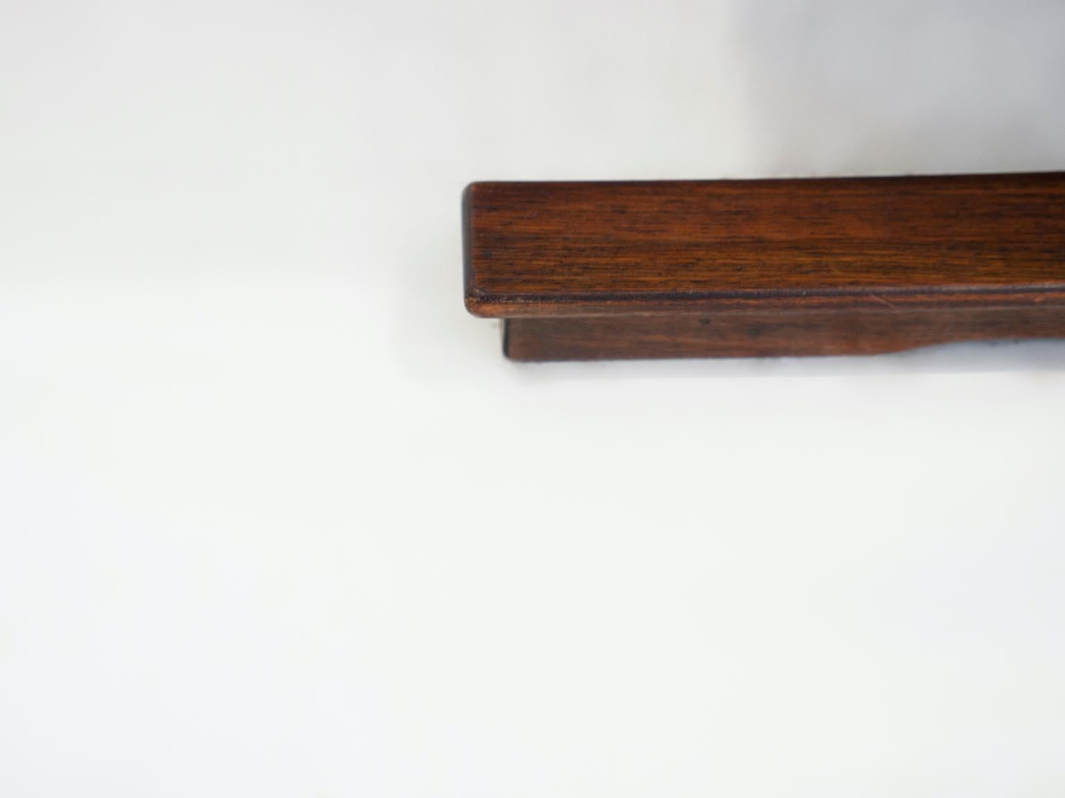 20th Century Hardwood Side Table by Gianfranco Frattini for Bernini For Sale