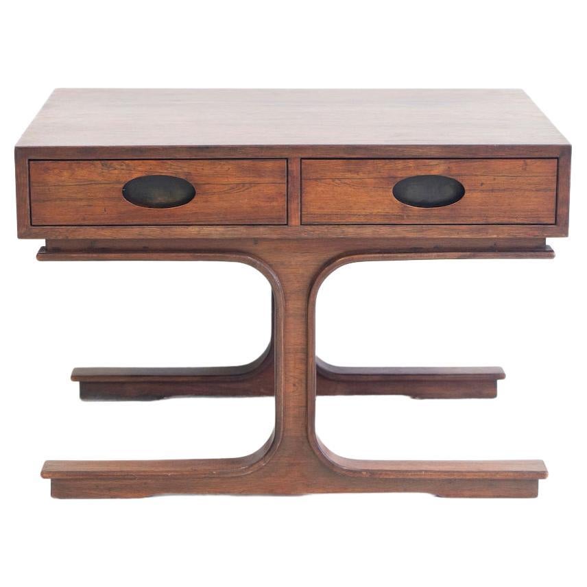 Hardwood Side Table by Gianfranco Frattini for Bernini