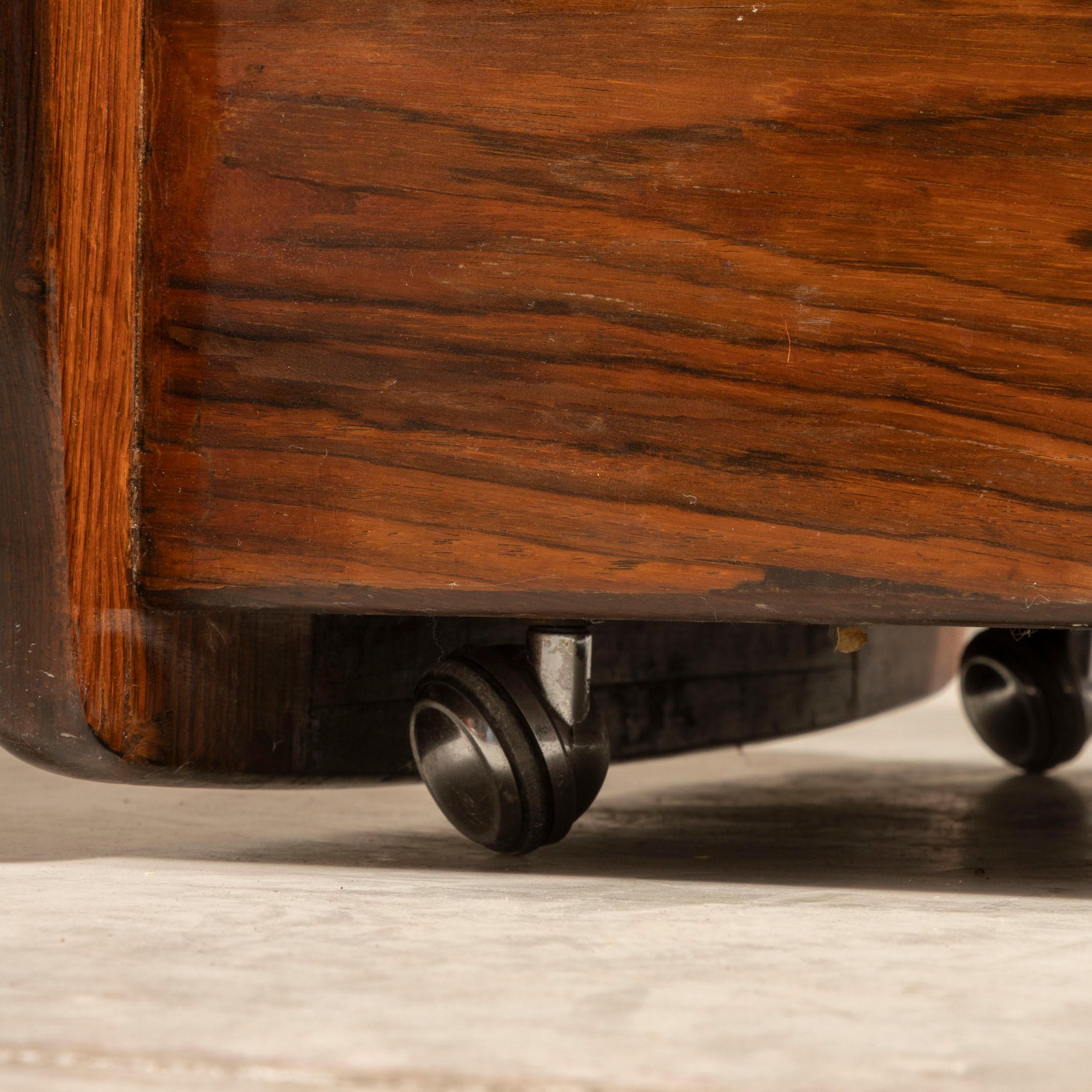 Hardwood Trolley, by Sergio Rodrigues, 1965, Brazilian Mid-Century Modern For Sale 2