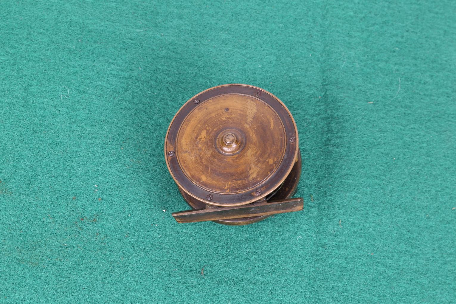 English Hardy All Brass Fishing Reel