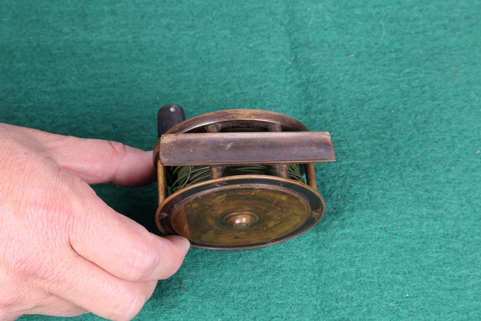 Metalwork Hardy All Brass Fishing Reel